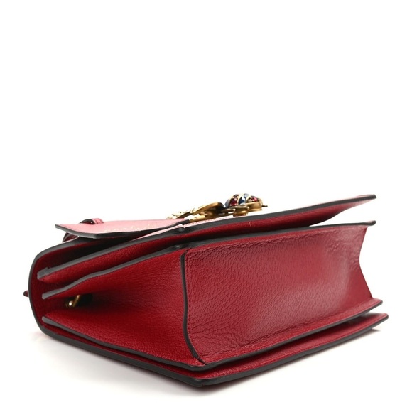 Gucci GG Supreme Monogram Small Queen Margaret Top Handle Bag Red - Picture 4 of 5